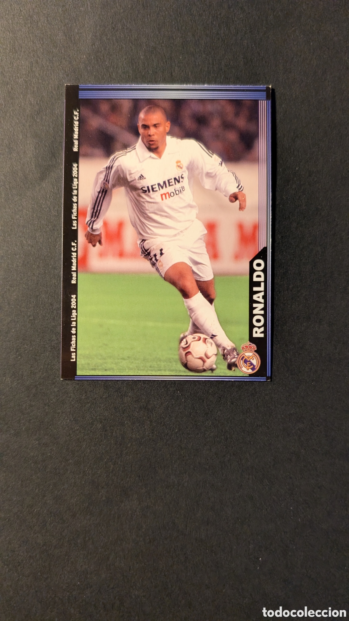 Cromos de Futebol: RONALDO REAL MADRID 22 FICHAS DE LA LIGA 2003/2004 03 04 MUNDICROMO