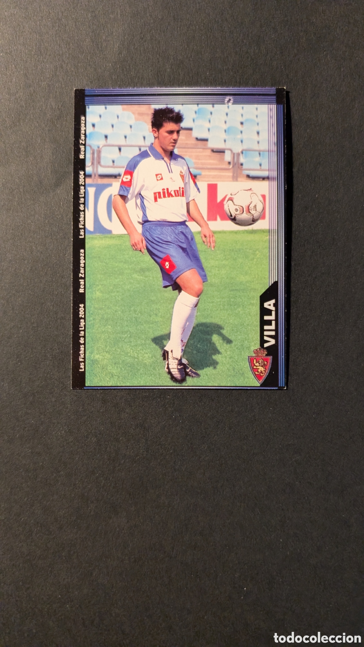 Cromos de Futebol: VILLA ZARAGOZA ROOKIE 499 FICHAS DE LA LIGA 2003/2004 03 04 MUNDICROMO
