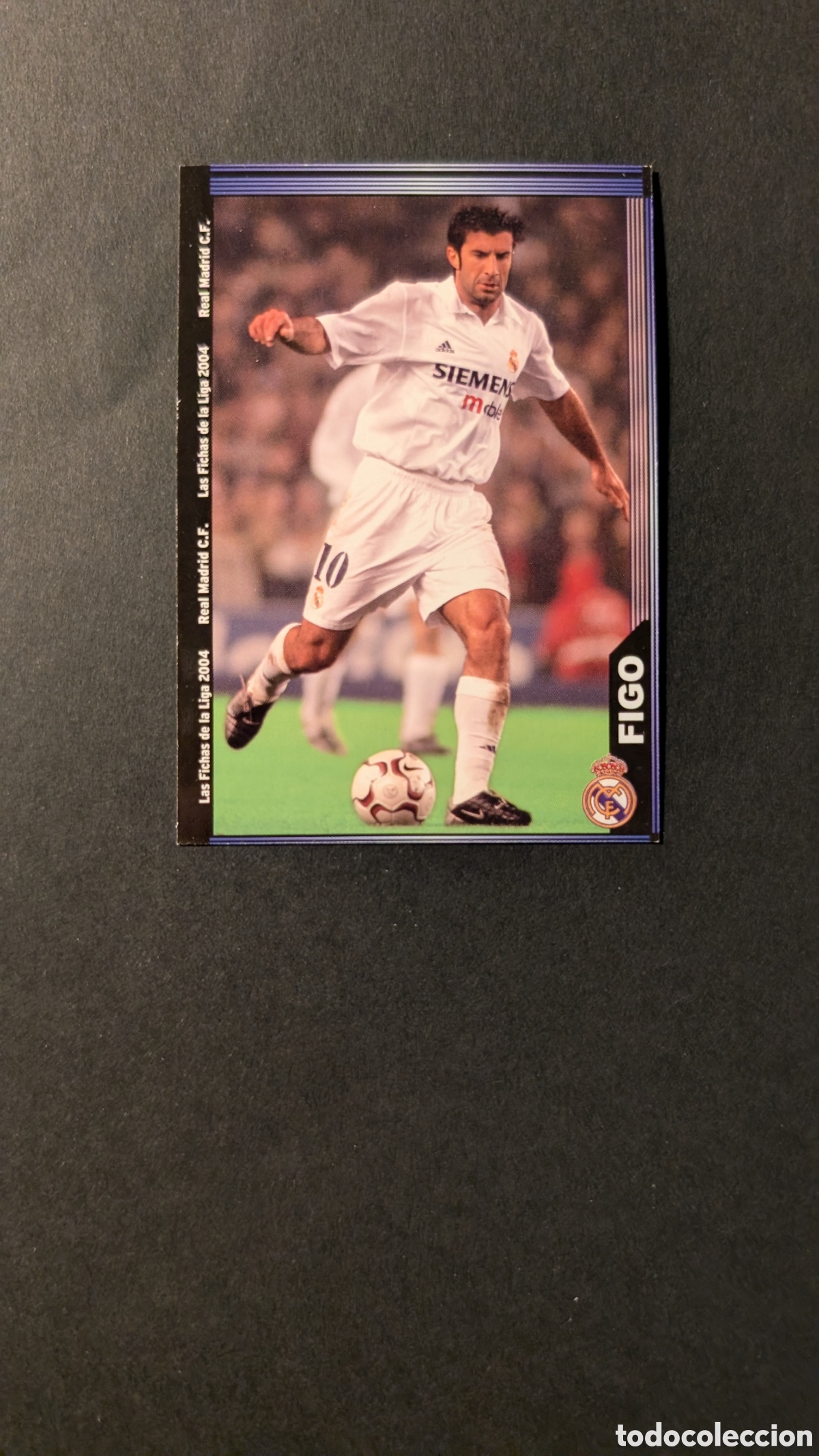 Cromos de Futebol: FIGO REAL MADRID 21 FICHAS DE LA LIGA 2003/2004 03 04 MUNDICROMO
