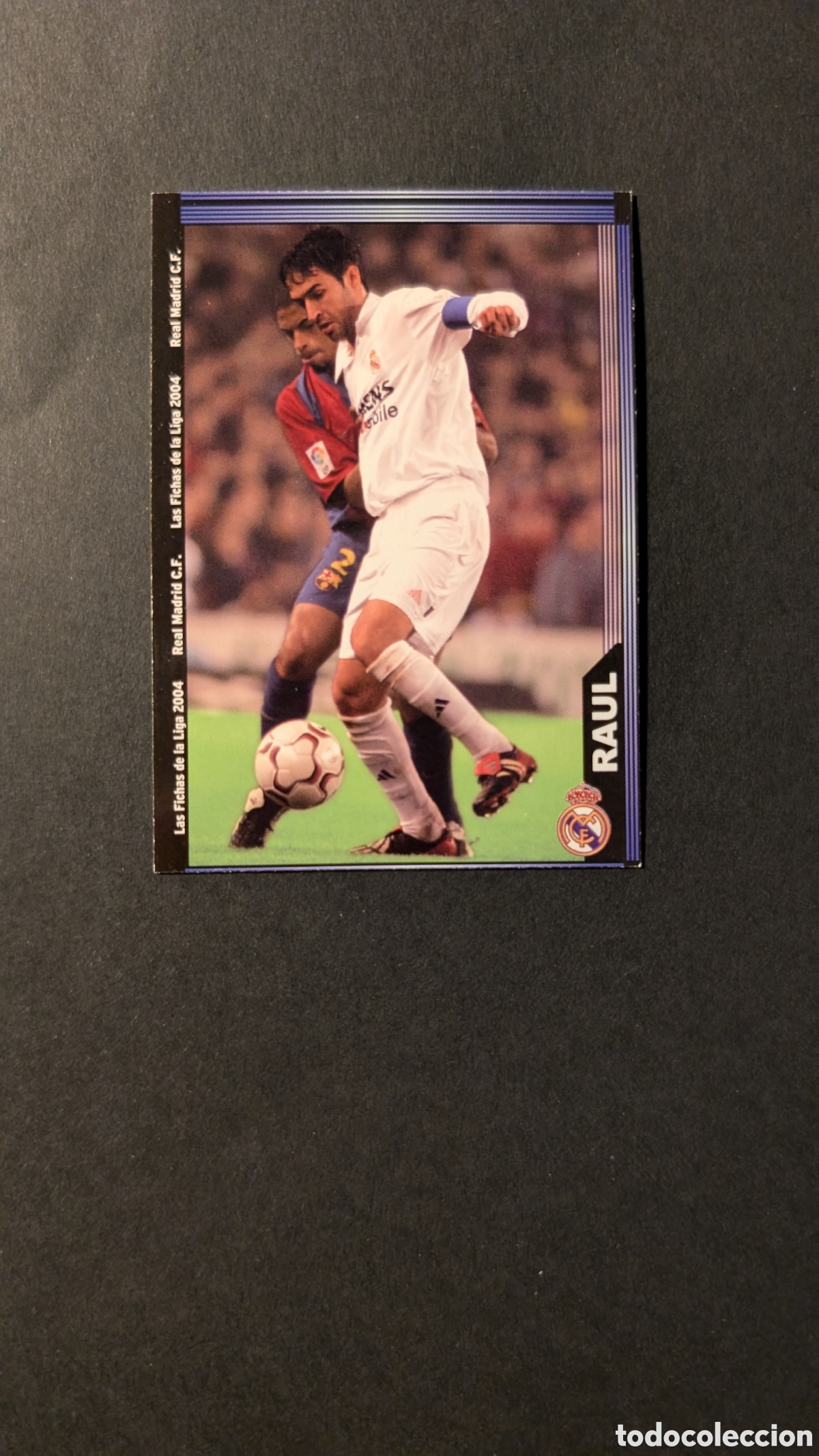 Cromos de Futebol: RAUL REAL MADRID 20 FICHAS DE LA LIGA 2003/2004 03 04 MUNDICROMO