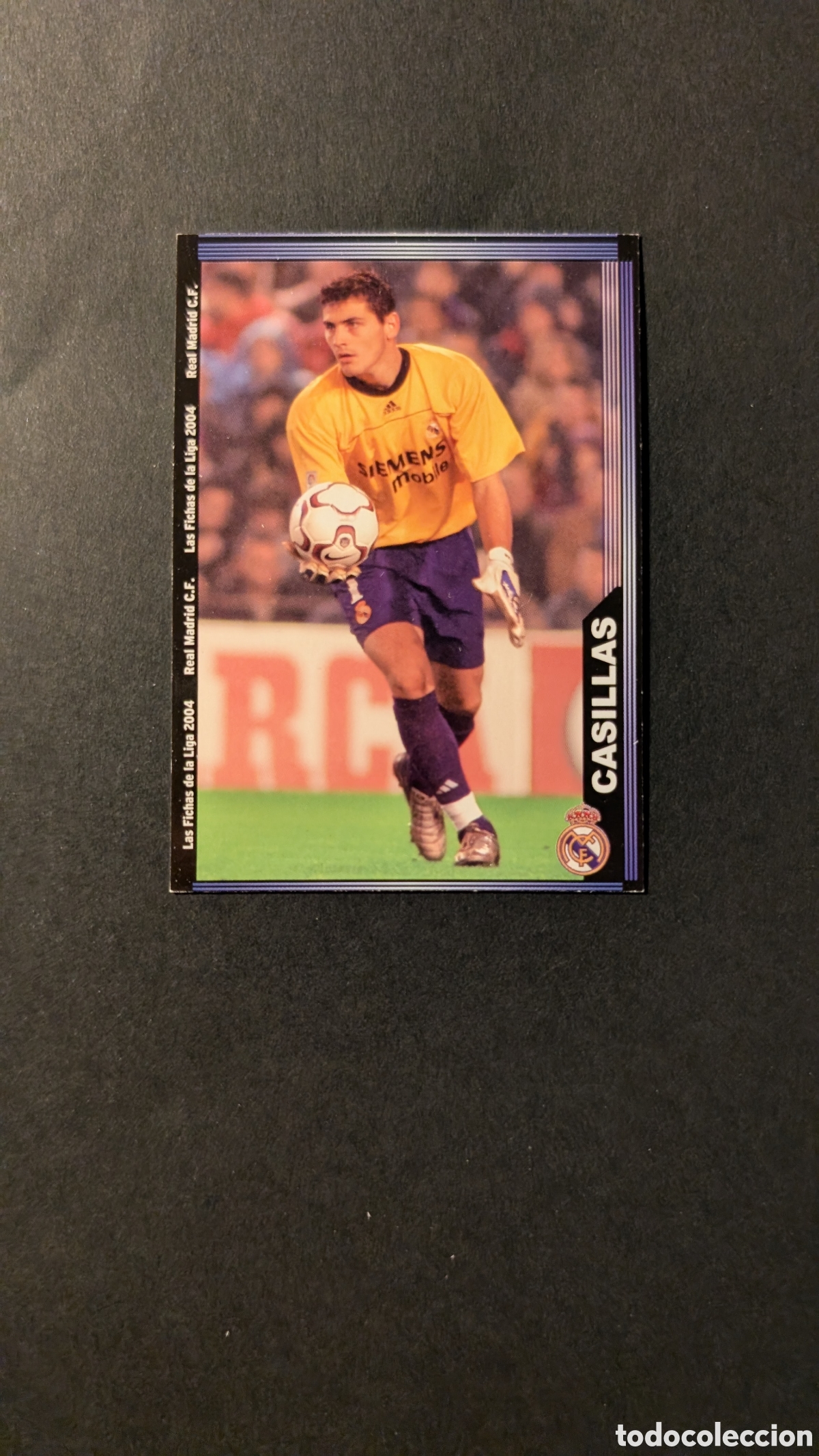 Cromos de F&uacute;tbol: CASILLAS REAL MADRID 4 FICHAS DE LA LIGA 2003/2004 03 04 MUNDICROMO