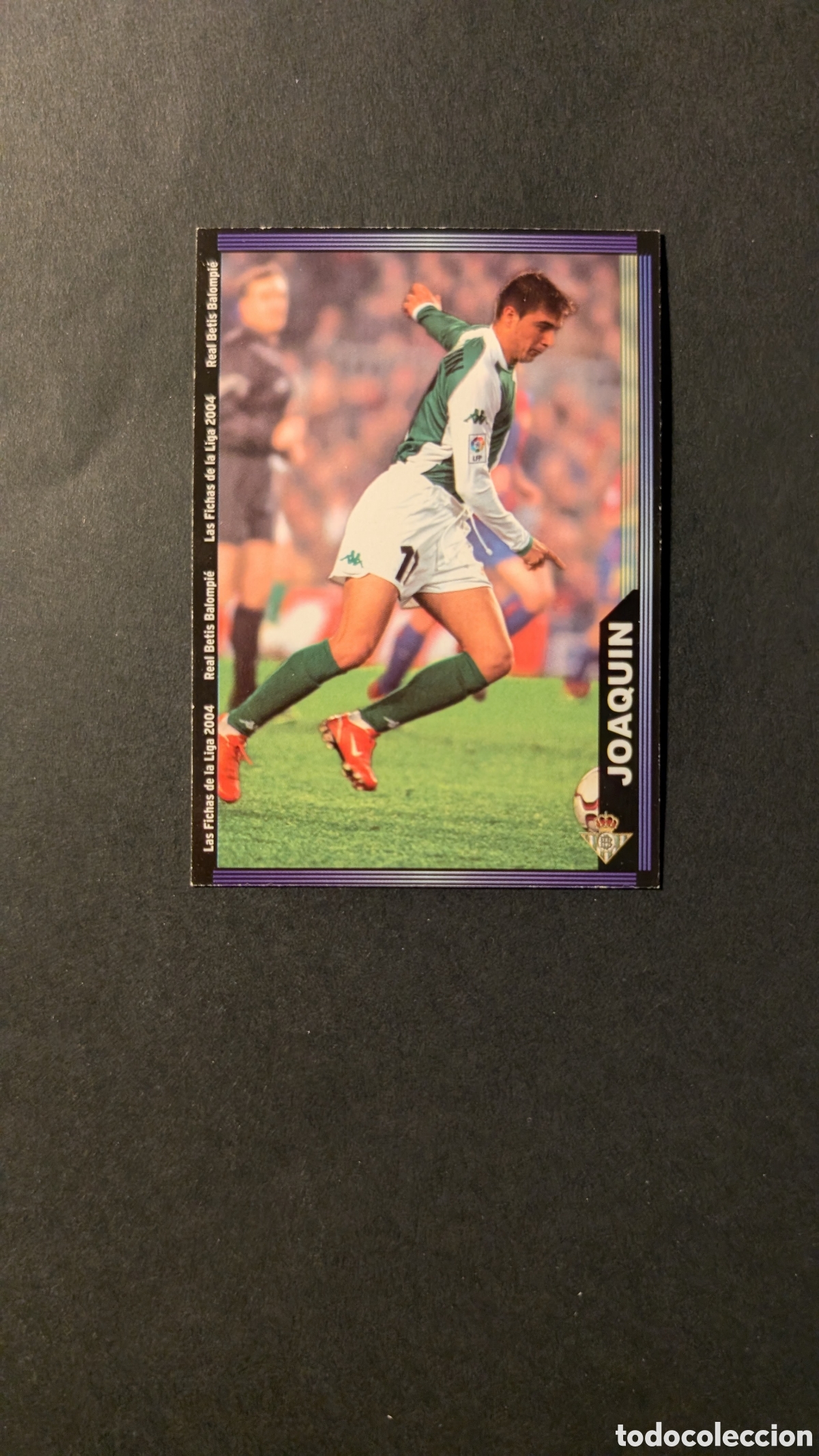 Cromos de F&uacute;tbol: JOAQUIN BETIS 209 FICHAS DE LA LIGA 2003/2004 03 04 MUNDICROMO
