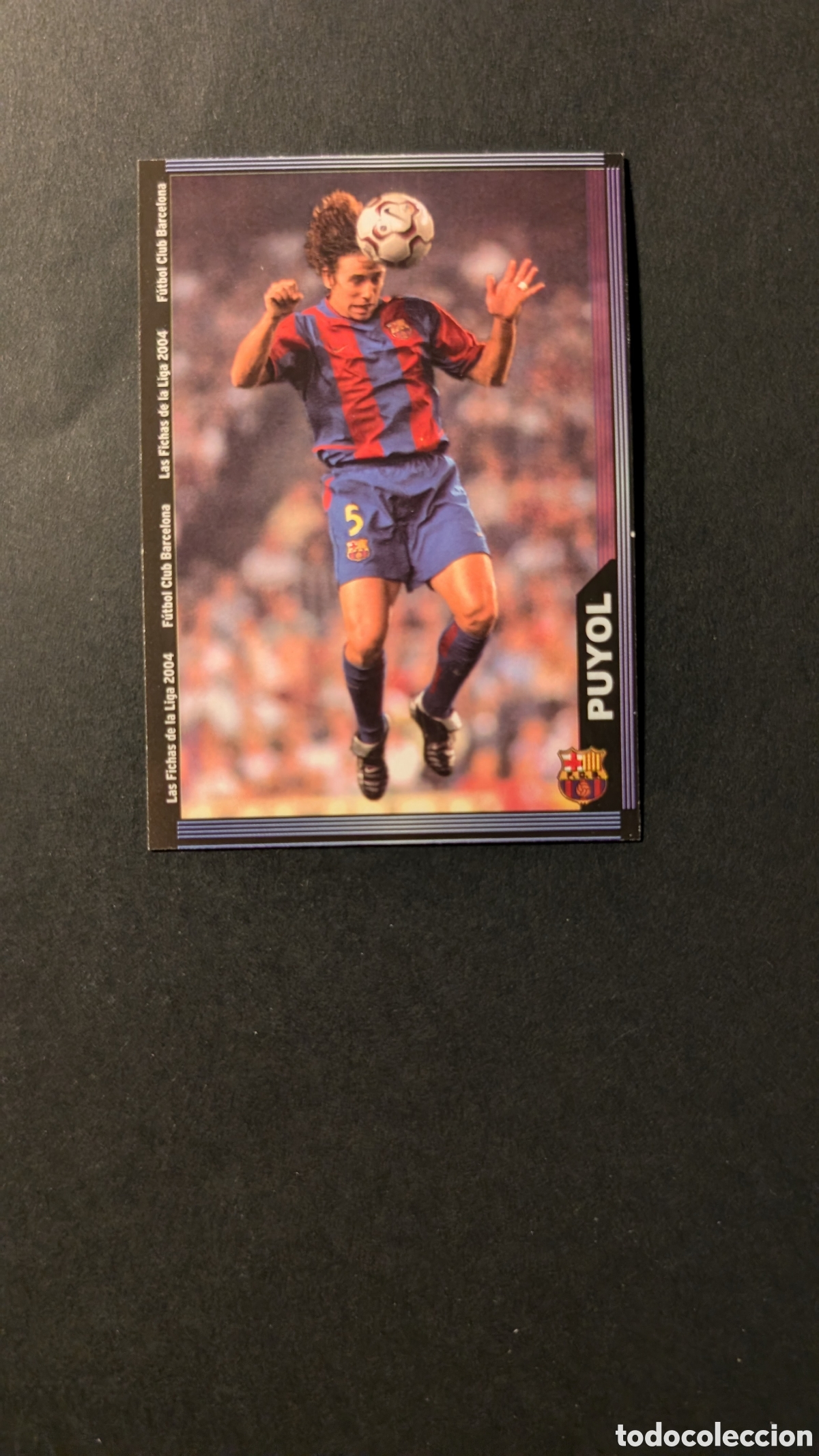 Figurine di Calcio: PUYOL 141 BARCELONA FICHAS DE LA LIGA 2003/2004 03 04 MUNDICROMO