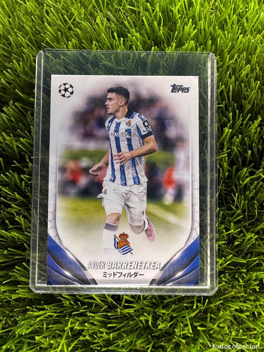 Cromos de F&uacute;tbol: N&ordm; 193 Ander Barrenetxea Real Sociedad Topps UEFA Clubs Competitions Japan Edition 23 24