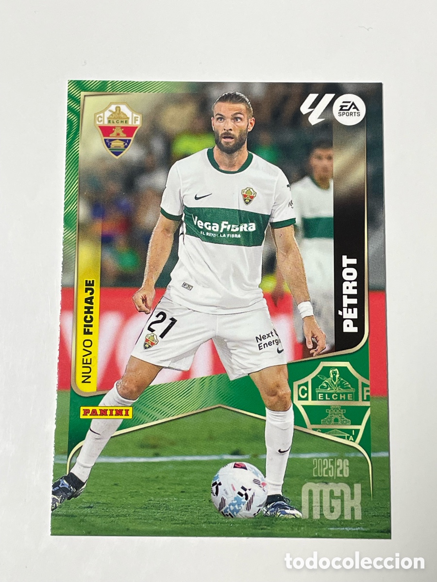 Cromos de F&uacute;tbol: L&eacute;o P&eacute;trot Elche Panini Megacracks 2025/26 #478