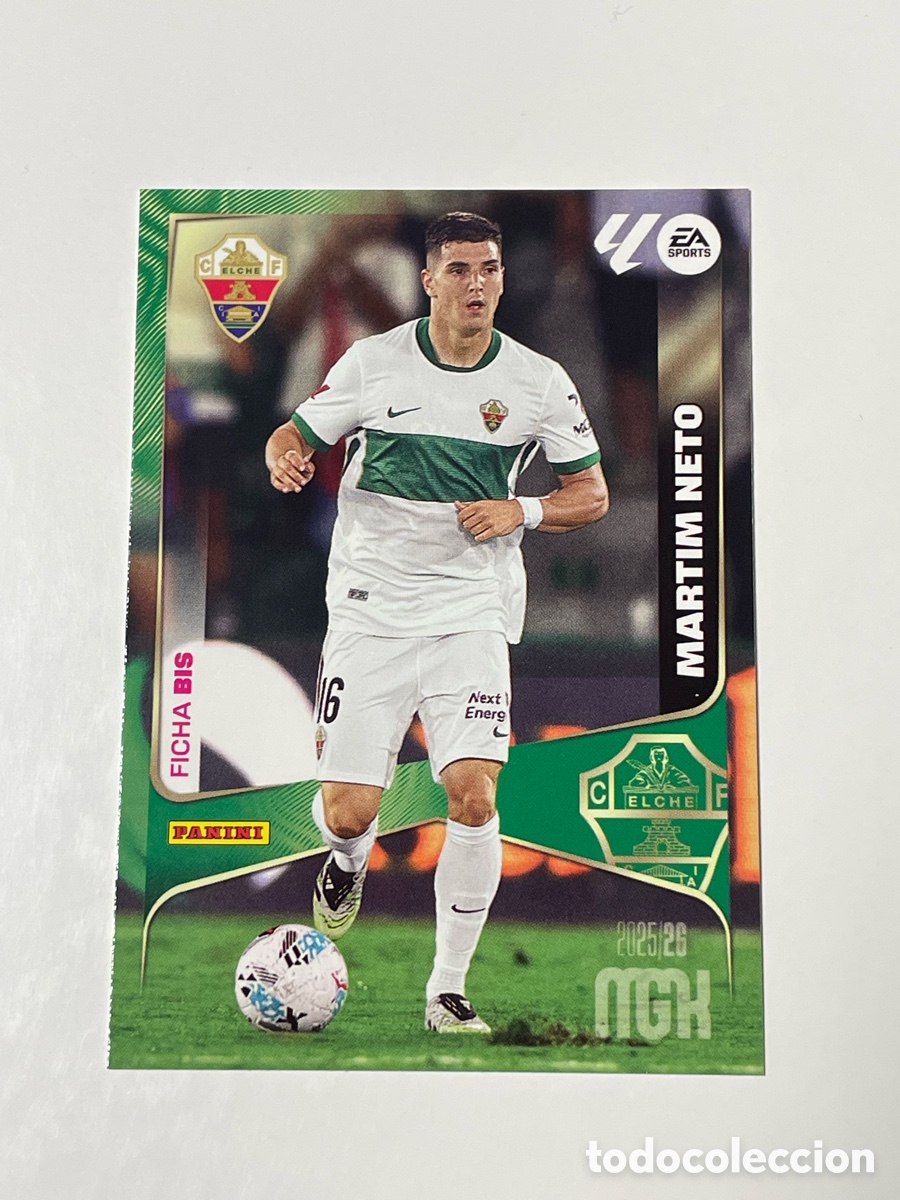 Cromos de Futebol: Martim Neto Elche Panini Megacracks 2025/26 #139 BIS