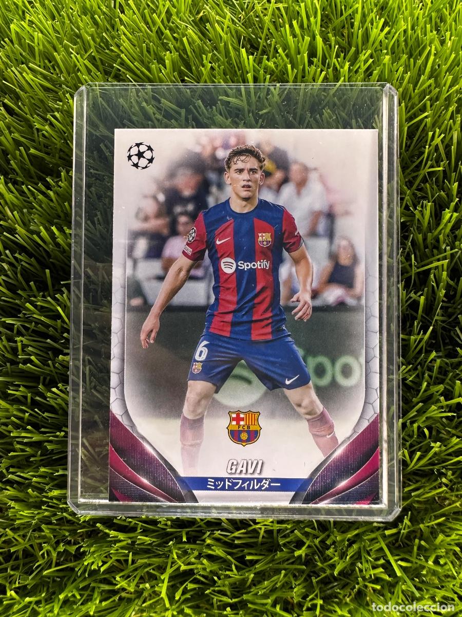 Cromos de F&uacute;tbol: N&ordm; 63 Gavi FC Barcelona Topps UEFA Clubs Competitions Japan Edition 23 24