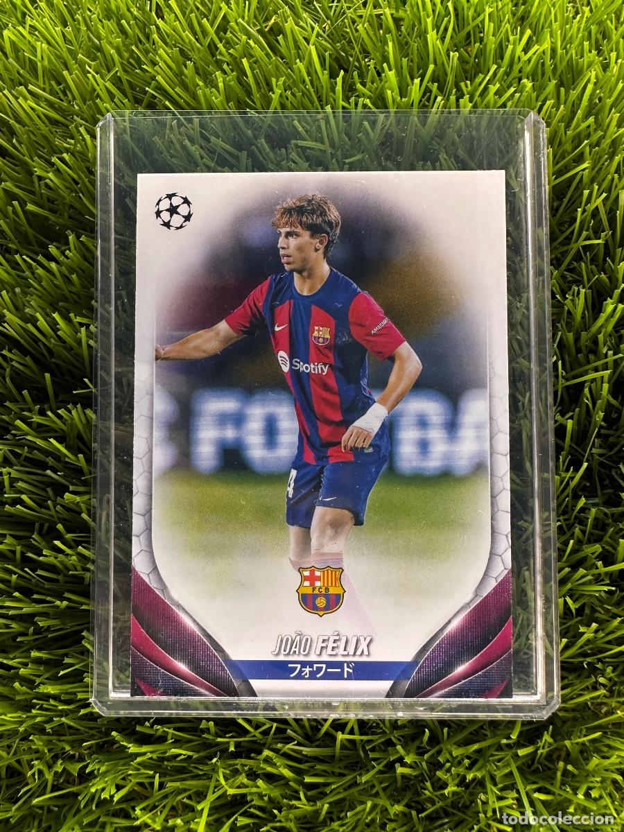 Cromos de F&uacute;tbol: N&ordm; 71 Joao F&eacute;lix FC Barcelona Topps UEFA Clubs Competitions Japan Edition 23 24