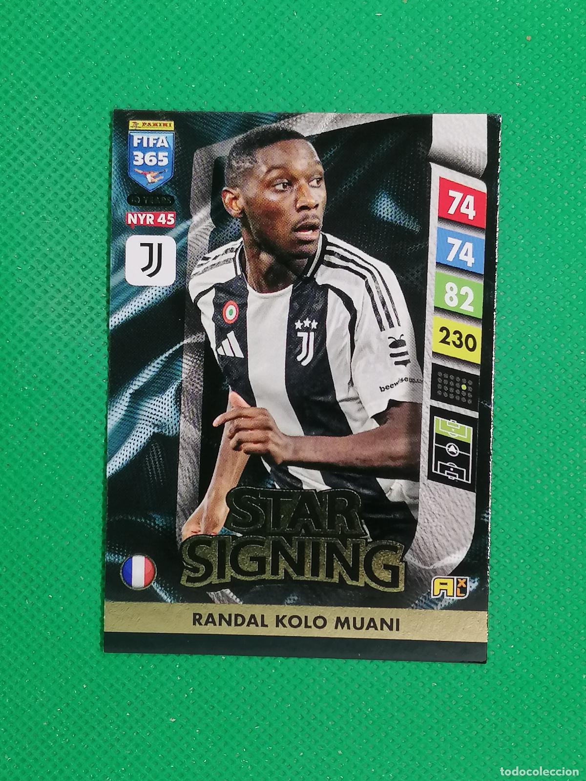 Cromos de F&uacute;tbol: NYR45 RANDAL KOLO JUVENTUS STAR SIGNING ⚽ NEW YEAR REVOLUTION ADRENALYN FIFA 365 2024 2025 24 25 ⚽