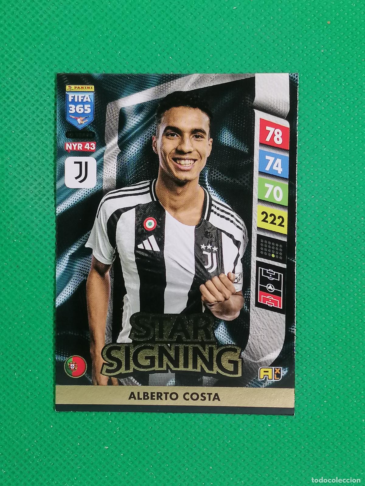 Cromos de F&uacute;tbol: NYR43 ALBERTO COSTA JUVENTUS STAR SIGNING ⚽ NEW YEAR REVOLUTION ADRENALYN FIFA 365 2024 2025 24 25 ⚽