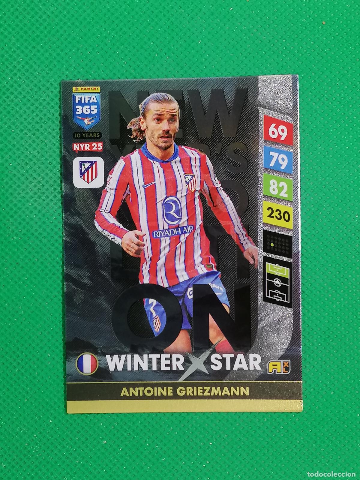 Cromos de F&uacute;tbol: NYR25 GRIEZMANN ATLETICO MADRID WINTER STAR⚽NEW YEAR REVOLUTION ADRENALYN FIFA 365 2024 2025 24 25 ⚽