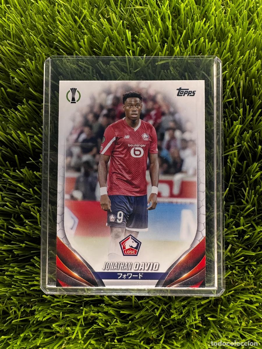 Cromos de F&uacute;tbol: N&ordm; 117 Jonathan David Lille Topps UEFA Clubs Competitions Japan Edition 23 24
