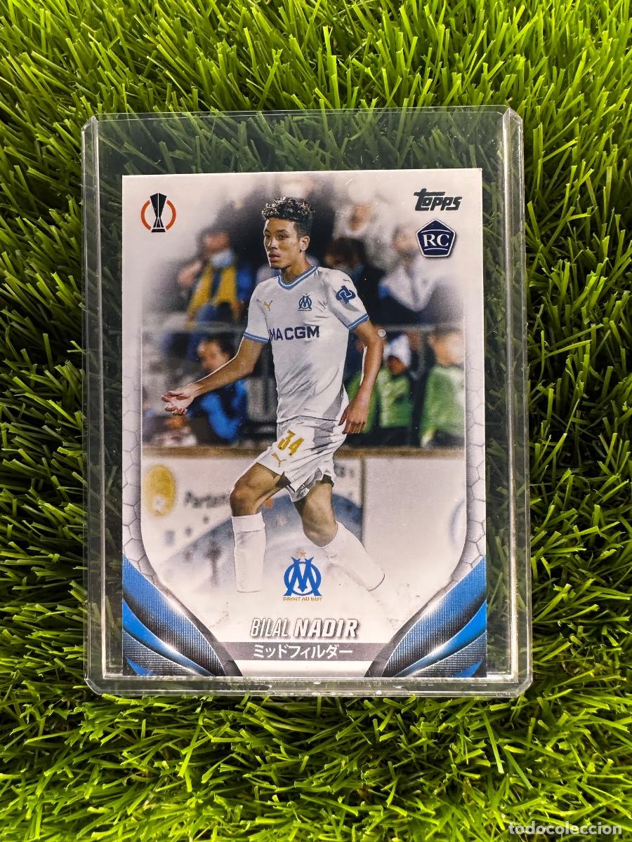 Cromos de F&uacute;tbol: N&ordm; 77 Bilal Nadir Rookie Card Olympique de Marsell Topps UEFA Clubs Competitions Japan Edition 23 24