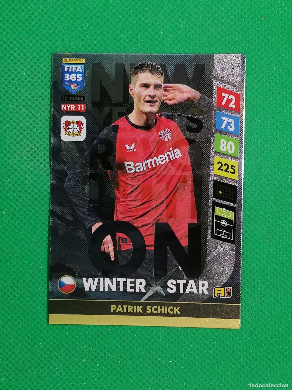 Cromos de F&uacute;tbol: NYR11 PATRICK SCHICK BAYER WINTER STAR⚽NEW YEAR REVOLUTION ADRENALYN FIFA 365 2024 2025 24 25 ⚽