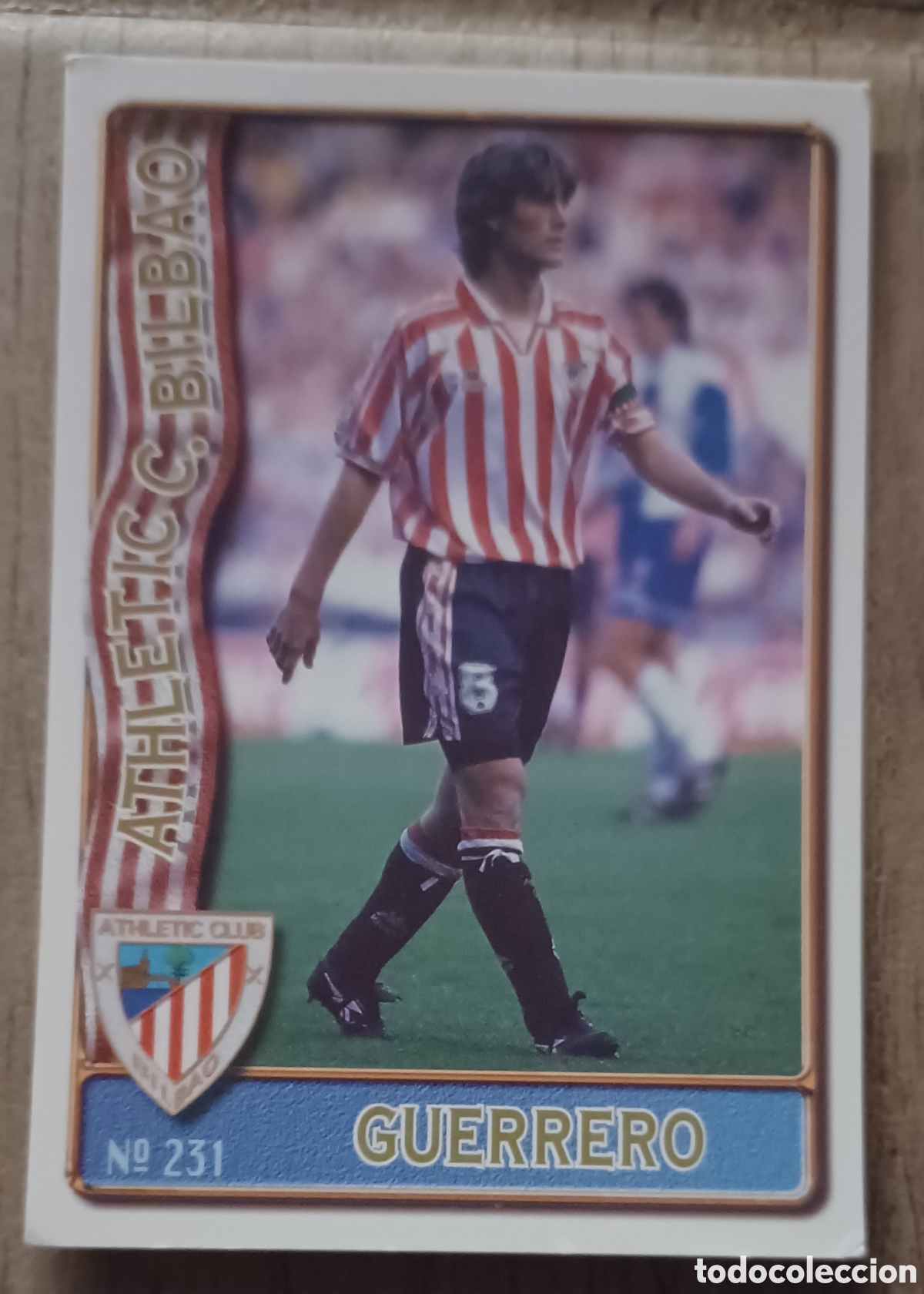 Cromos de F&uacute;tbol: CROMO N 231 JULEN GUERRERO ATHLETIC BILBAO MUNDICROMO LAS FICHAS DE LA LIGA 96 97