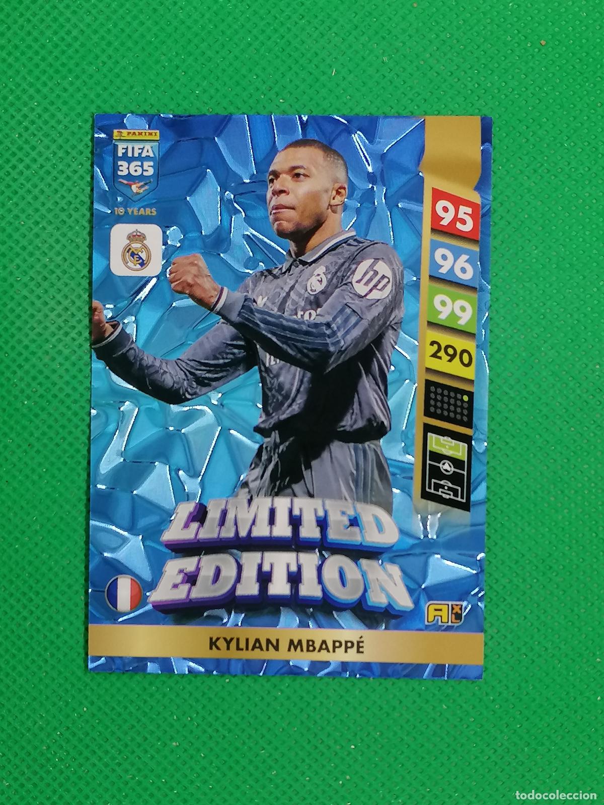 Cromos de F&uacute;tbol: KYLIAN MBAPPE LIMITED EDITION ⚽PANINI ADRENALYN FIFA 365 2024 2025 24 25 ⚽