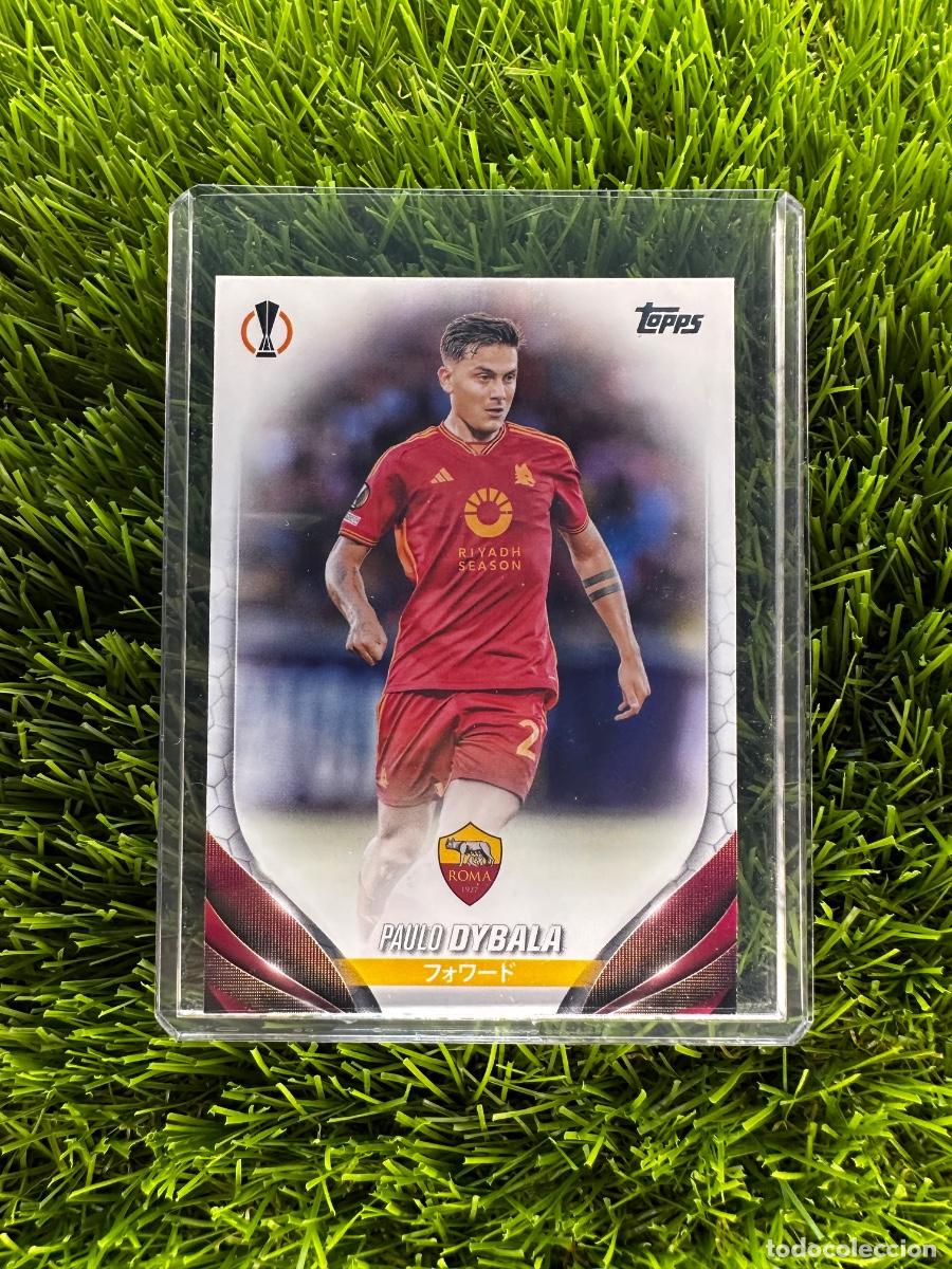 Cromos de F&uacute;tbol: N&ordm; 128 Paulo Dybala AS Roma Topps UEFA Clubs Competitions Japan Edition 23 24