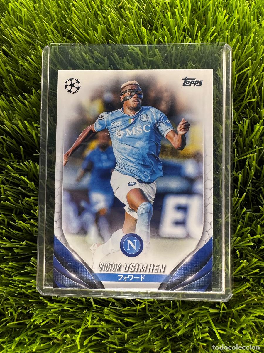 Cromos de F&uacute;tbol: N&ordm; 58 Victor Osimhen N&aacute;poles Topps UEFA Clubs Competitions Japan Edition 23 24