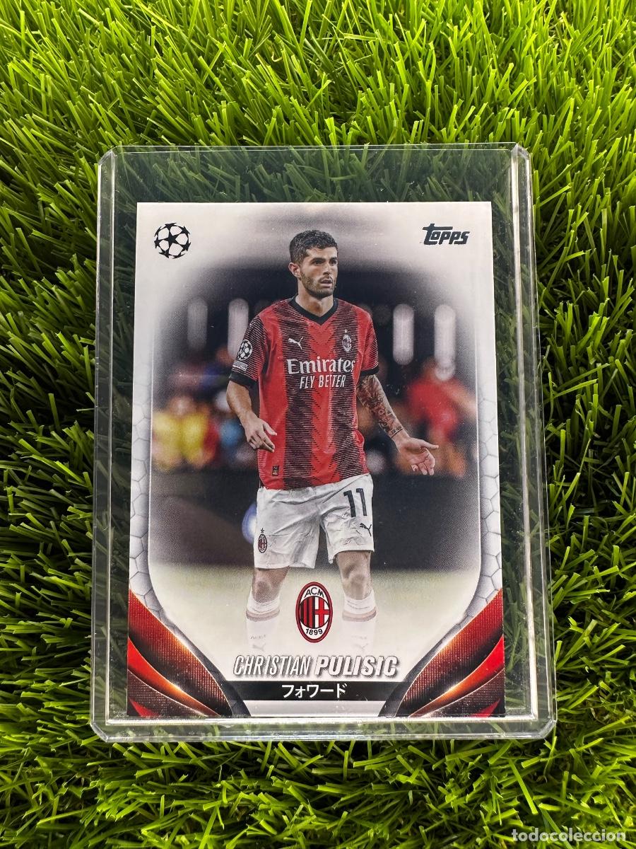Cromos de F&uacute;tbol: N&ordm; 114 Christian Pulisic AC Milan Topps UEFA Clubs Competitions Japan Edition 23 24