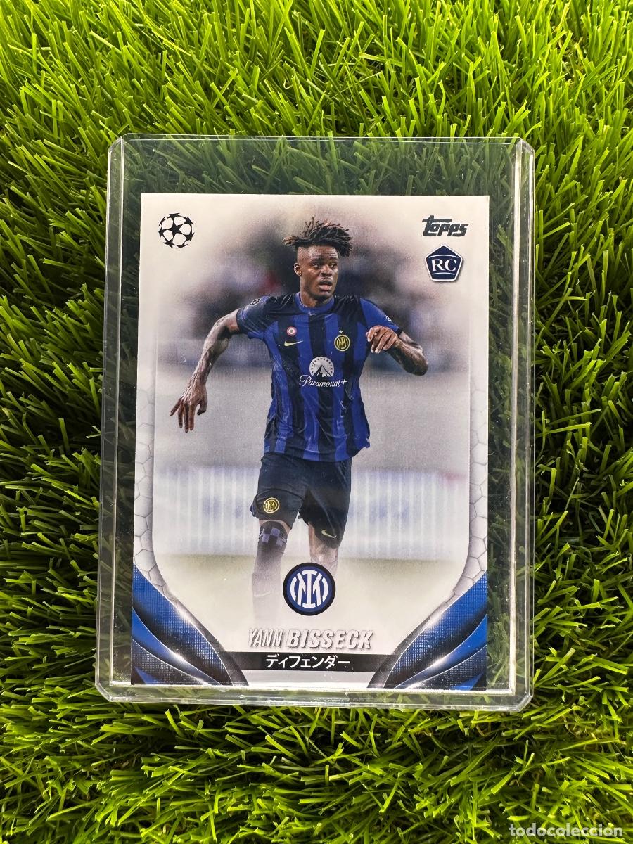 Cromos de F&uacute;tbol: N&ordm; 120 Yann Bisseck Rookie Card Inter de Milan Topps UEFA Clubs Competitions Japan Edition 23 24
