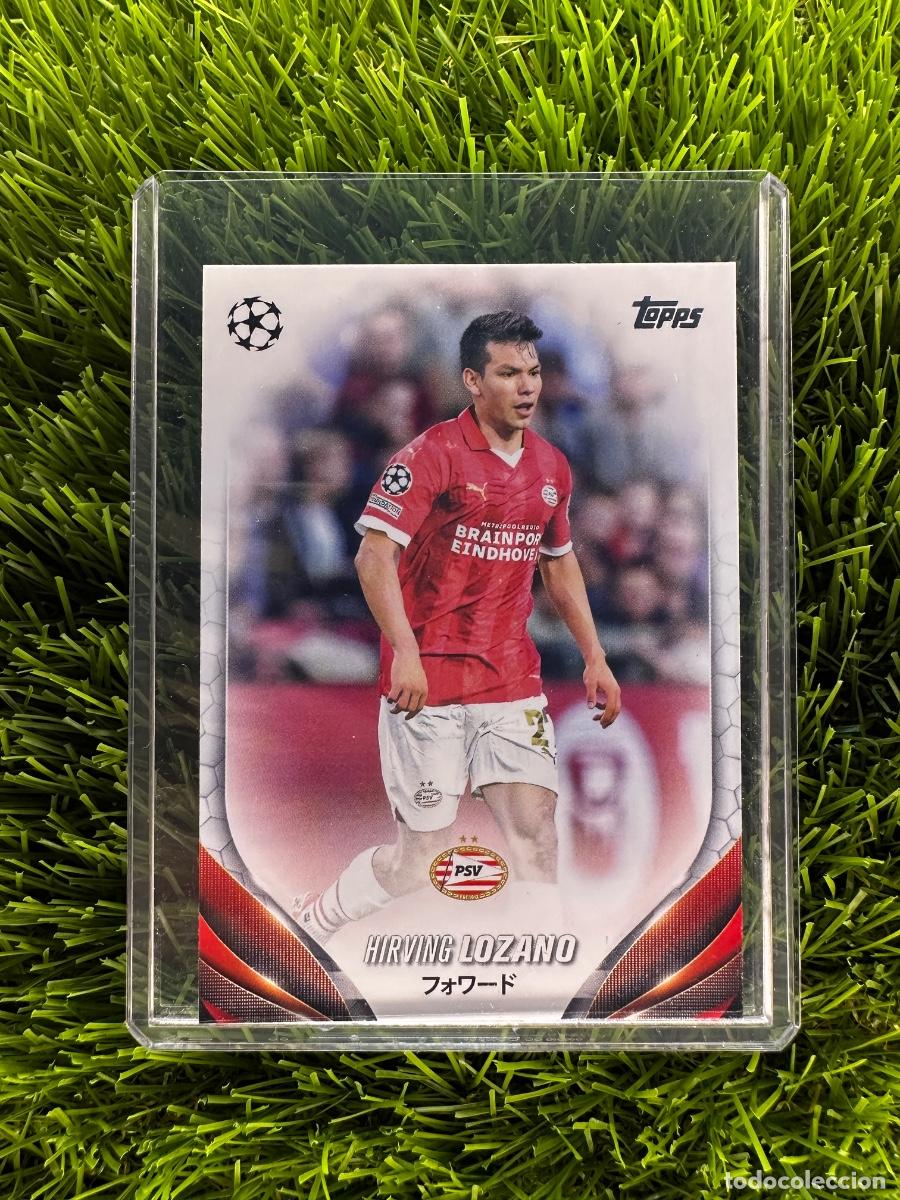 Cromos de F&uacute;tbol: N&ordm; 156 Hirving Lozano PSV Eindhoven Topps UEFA Clubs Competitions Japan Edition 23 24