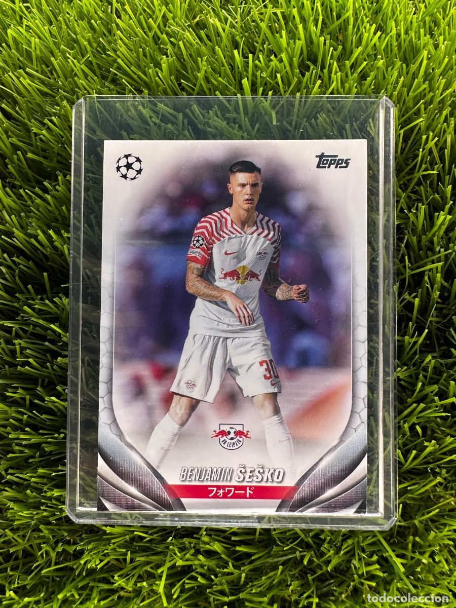 Cromos de F&uacute;tbol: N&ordm; 46 Benjamin Sesko RB Leipzig Topps UEFA Clubs Competitions Japan Edition 23 24