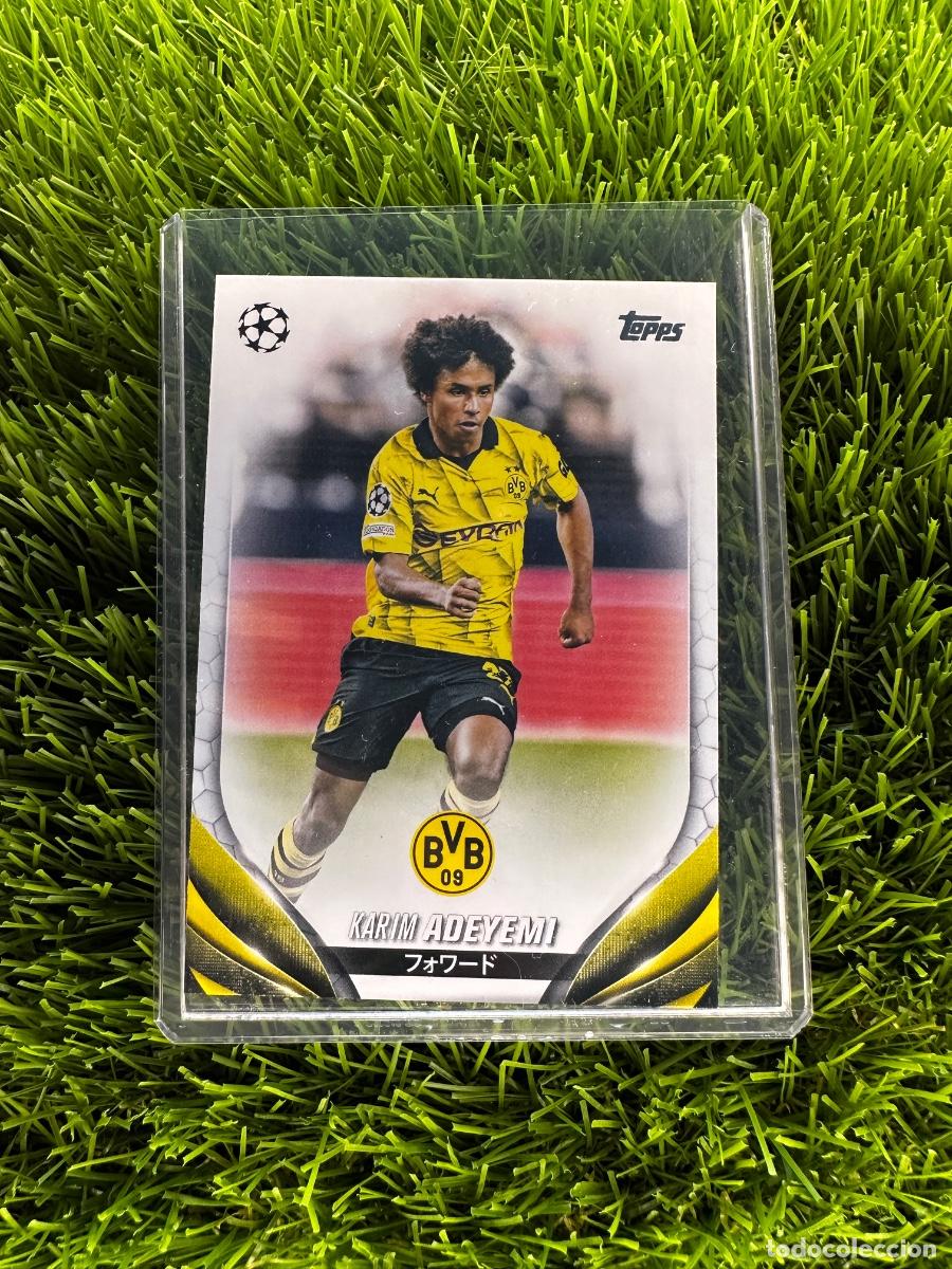 Cromos de F&uacute;tbol: N&ordm; 73 Karim Adeyemi Borussia de Dortmund Topps UEFA Clubs Competitions Japan Edition 23 24