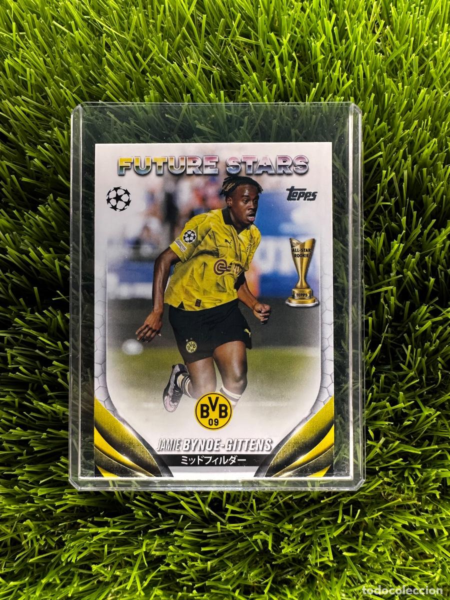Cromos de F&uacute;tbol: N&ordm; 187 Jamie-Bynoe Gittens Borussia de Dortmund Topps UEFA Clubs Competitions Japan Edition 23 24
