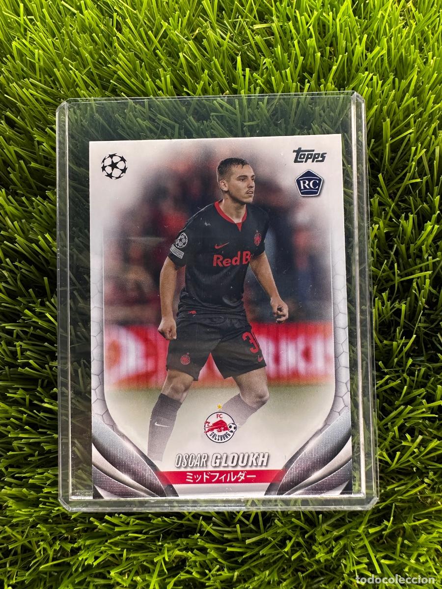 Cromos de F&uacute;tbol: N&ordm; 98 Oscar Gloukh Rookie Card FC Salzburgo Topps UEFA Clubs Competitions Japan Edition 23 24