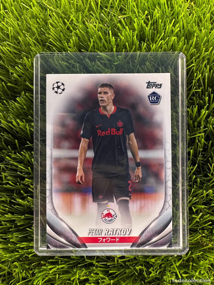 Cromos de F&uacute;tbol: N&ordm; 153 Petar Ratkov Rookie Card FC Salzburgo Topps UEFA Clubs Competitions Japan Edition 23 24