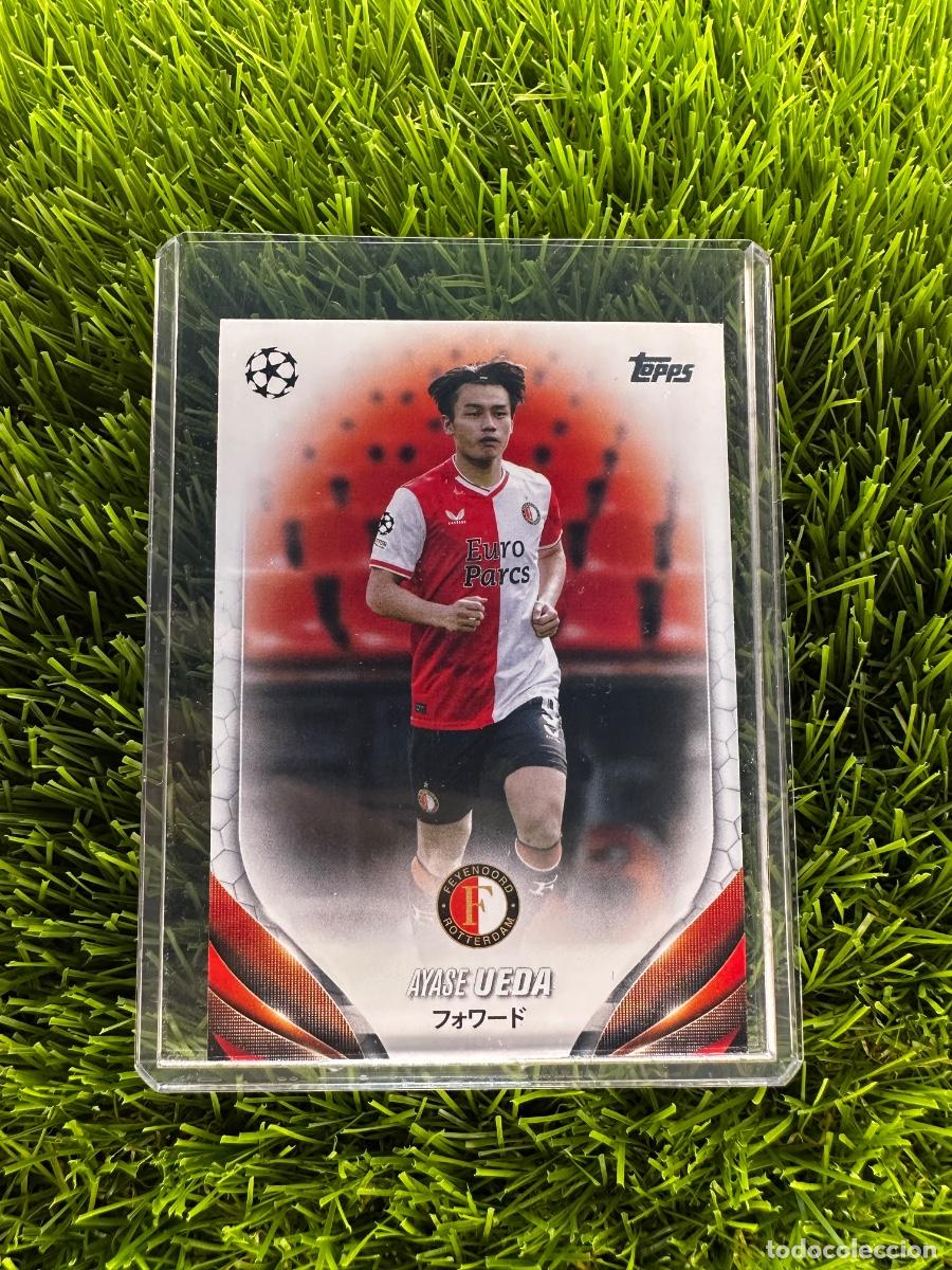 Cromos de F&uacute;tbol: N&ordm; 138 Ayase Ueda Feyenoord Topps UEFA Clubs Competitions Japan Edition 23 24