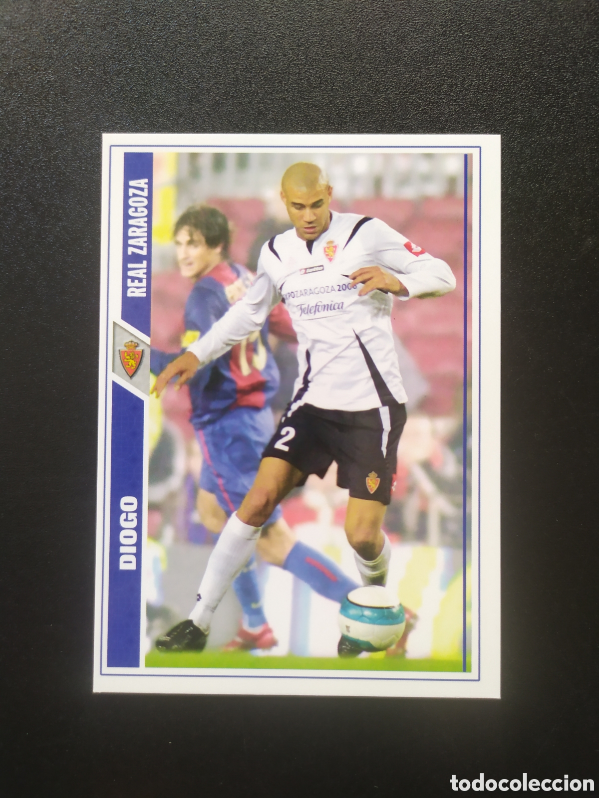 Cromos de F&uacute;tbol: Mundicromo fichas Liga 2007 2008 07 08 Diogo n&deg; 142 Real Zaragoza