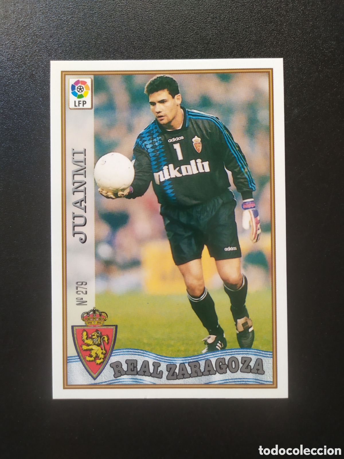 Cromos de F&uacute;tbol: Mundicromo fichas liga 1997 1998 97 98 Juanmi n&deg; 279 Real Zaragoza