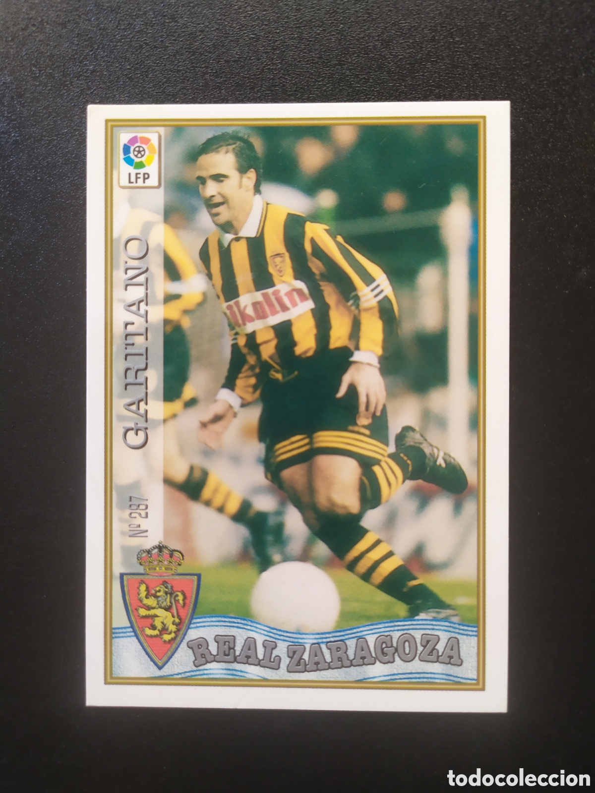 Cromos de F&uacute;tbol: Mundicromo fichas liga 1997 1998 97 98 Garitano n&deg; 287 Real Zaragoza