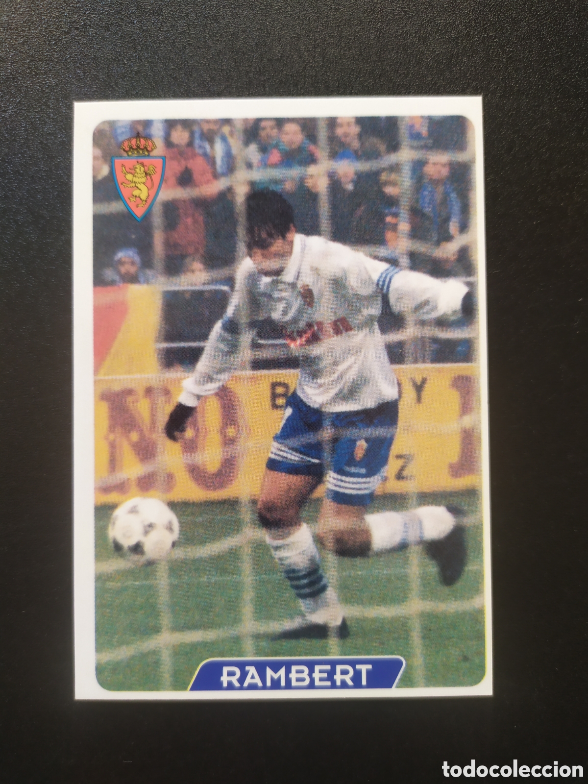 Cromos de F&uacute;tbol: Mundicromo fichas Liga 1995 1996 95 96 Rambert n&deg; 125 Real Zaragoza