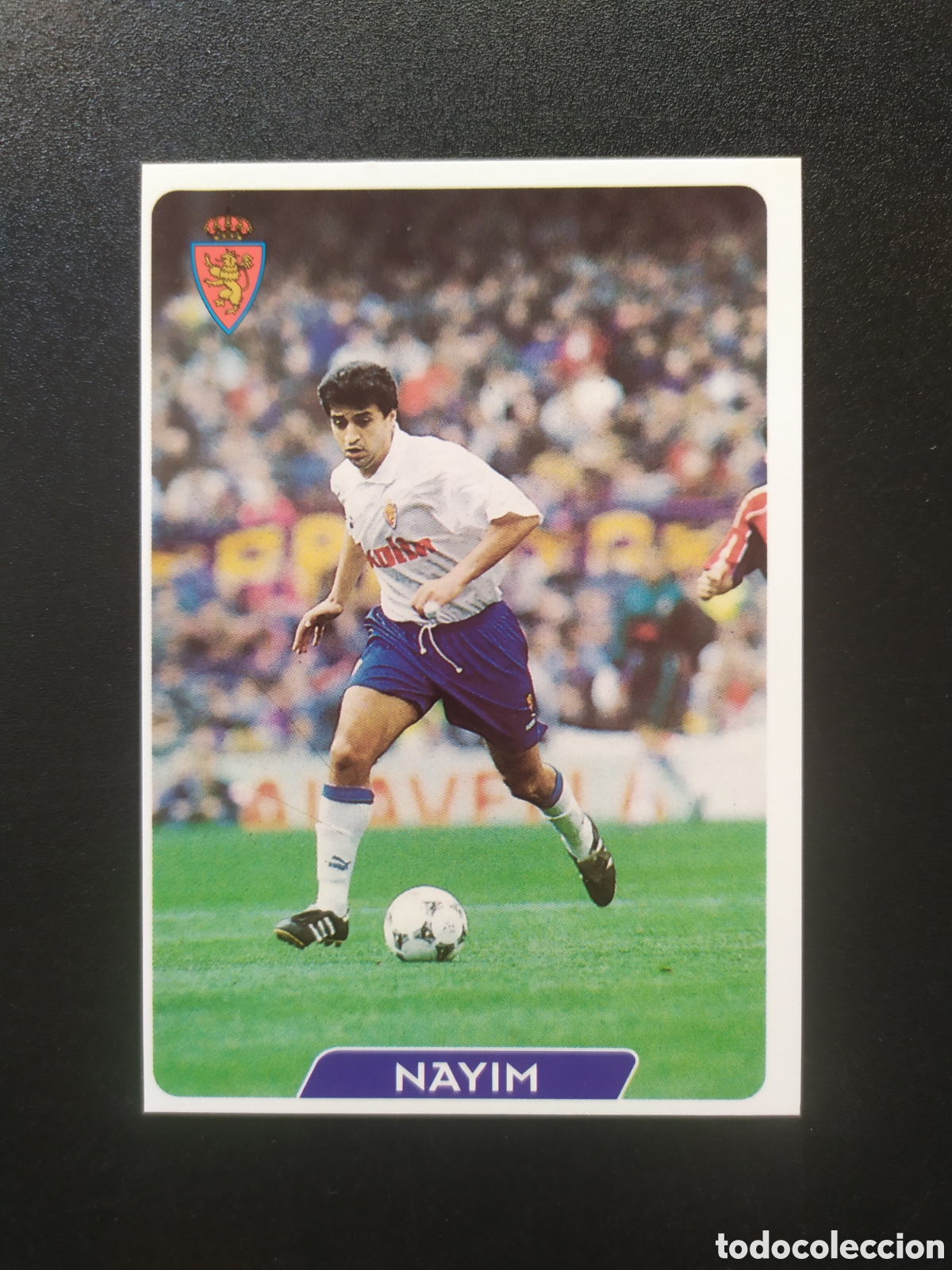 Cromos de F&uacute;tbol: Mundicromo fichas Liga 1995 1996 95 96 Nayim n&deg; 120 Real Zaragoza