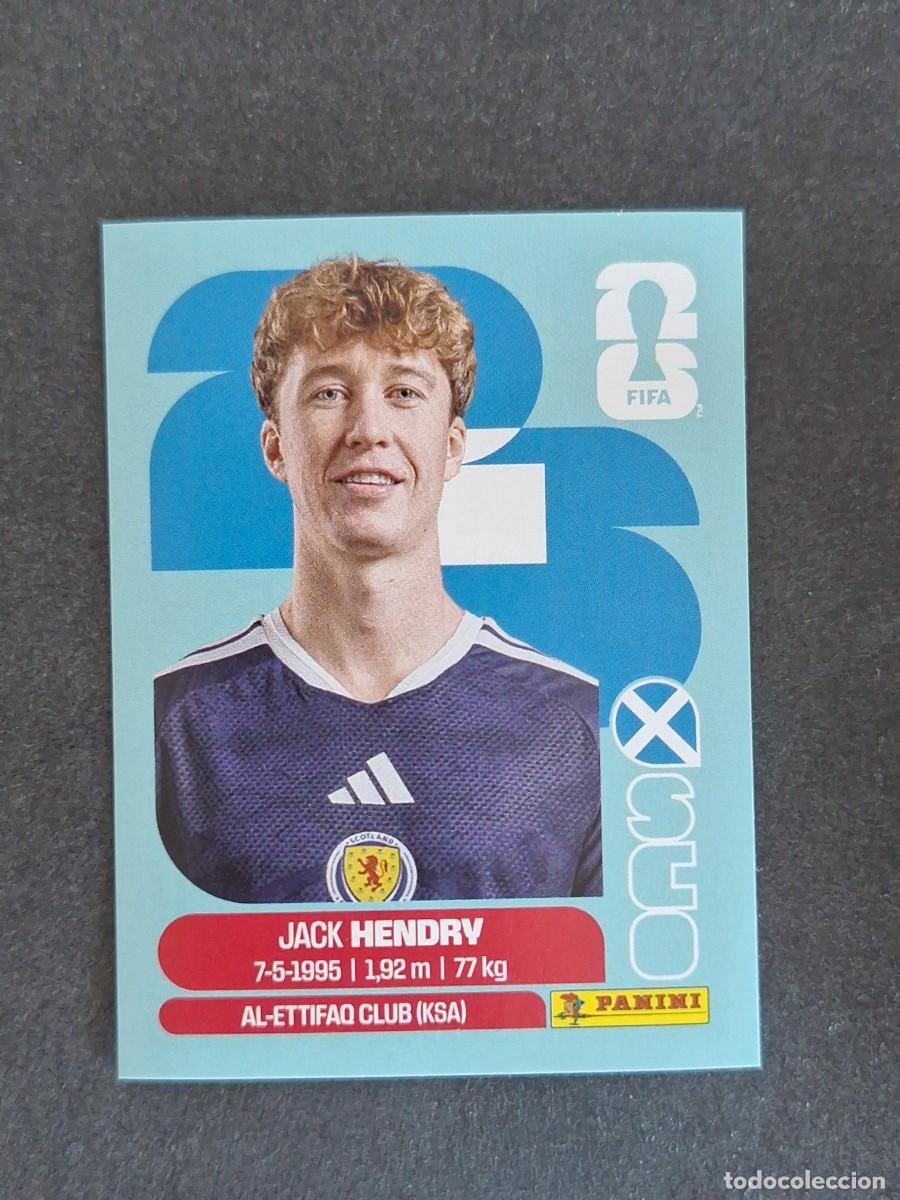 Cromos de F&uacute;tbol: L2 HENDRY SELECCION ESCOCIA 3 PANINI MUNDIAL FIFA WORLD CUP 2026 PANINI NUNCA PEGADO SIN PEGAR