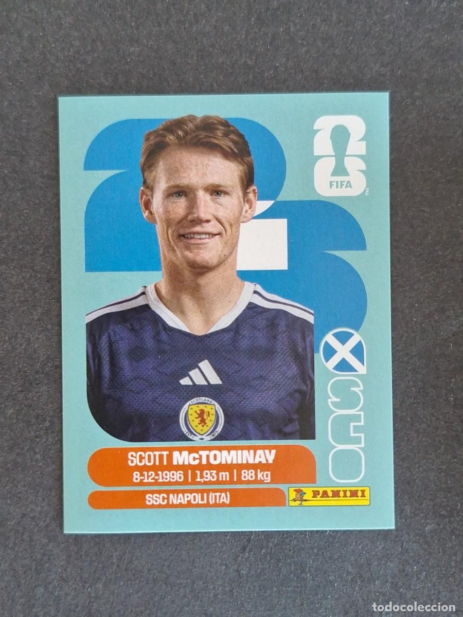 Cromos de F&uacute;tbol: L2 McTOMINAY SELECCION ESCOCIA 11 PANINI MUNDIAL FIFA WORLD CUP 2026 PANINI NUNCA PEGADO SIN PEGAR
