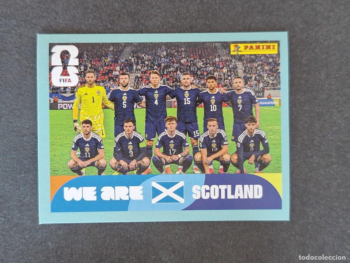 Fu&szlig;ball-Sticker: L2 EQUIPO SELECCION ESCOCIA 13 PANINI MUNDIAL FIFA WORLD CUP 2026 PANINI NUNCA PEGADO SIN PEGAR