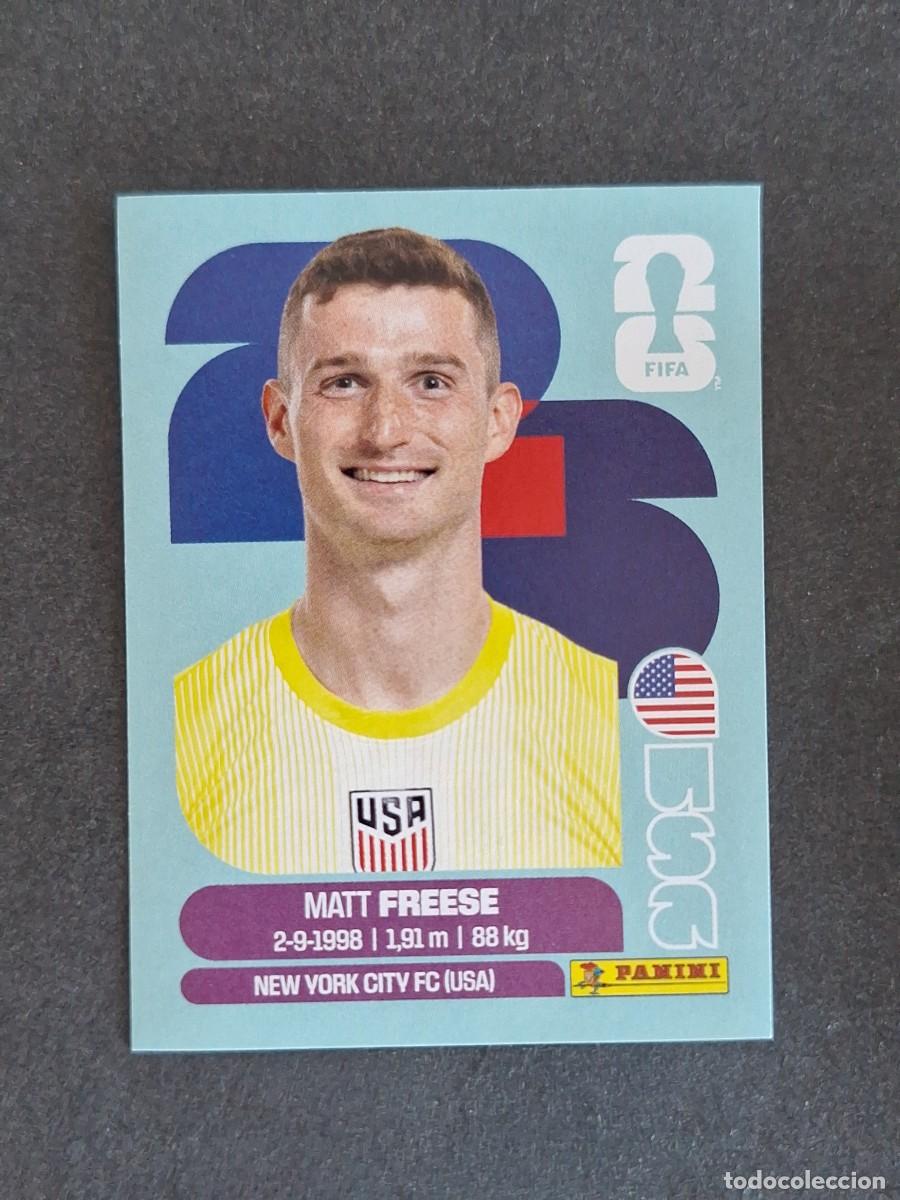 Cromos de F&uacute;tbol: L2 FREESE SELECCION USA 2 PANINI MUNDIAL FIFA WORLD CUP 2026 PANINI NUNCA PEGADO SIN PEGAR