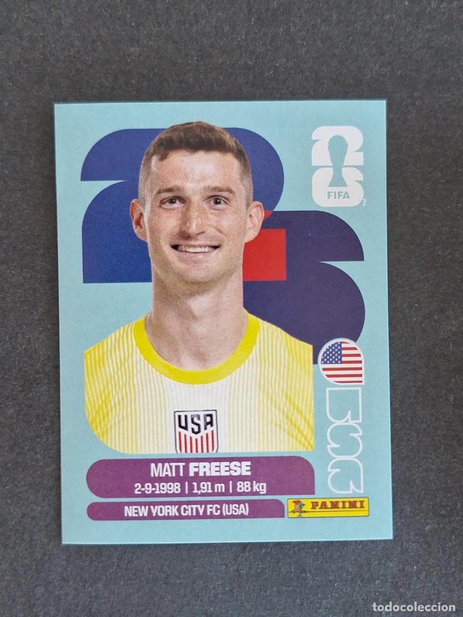 Cromos de F&uacute;tbol: L2 FREESE SELECCION USA 2 PANINI MUNDIAL FIFA WORLD CUP 2026 PANINI NUNCA PEGADO SIN PEGAR