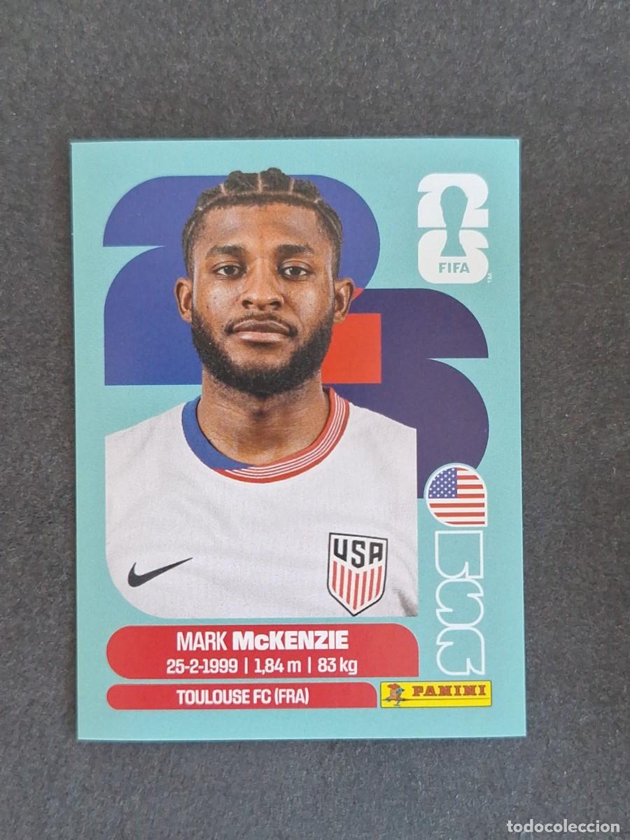 Cromos de F&uacute;tbol: L2 McKENZIE SELECCION USA 5 PANINI MUNDIAL FIFA WORLD CUP 2026 PANINI NUNCA PEGADO SIN PEGAR