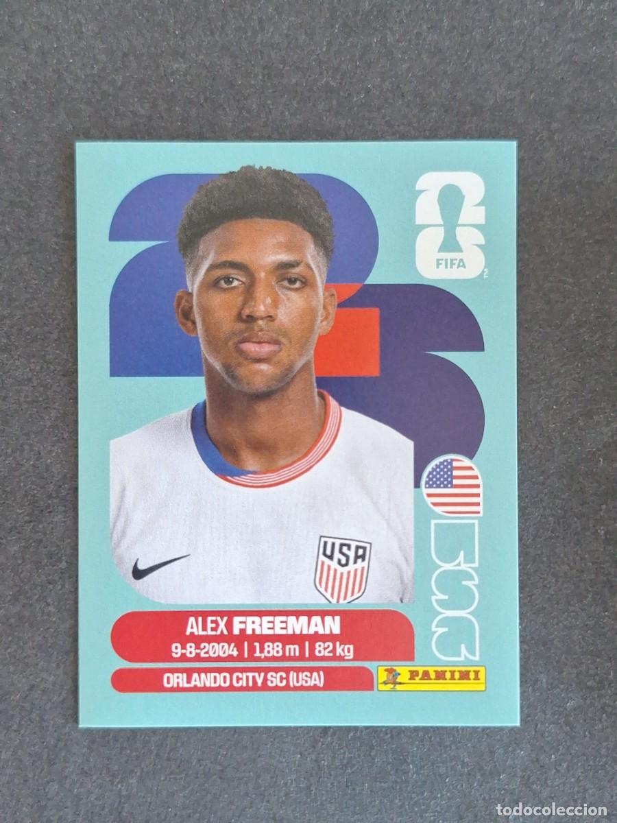Cromos de F&uacute;tbol: L2 FREEMAN SELECCION USA 6 PANINI MUNDIAL FIFA WORLD CUP 2026 PANINI NUNCA PEGADO SIN PEGAR