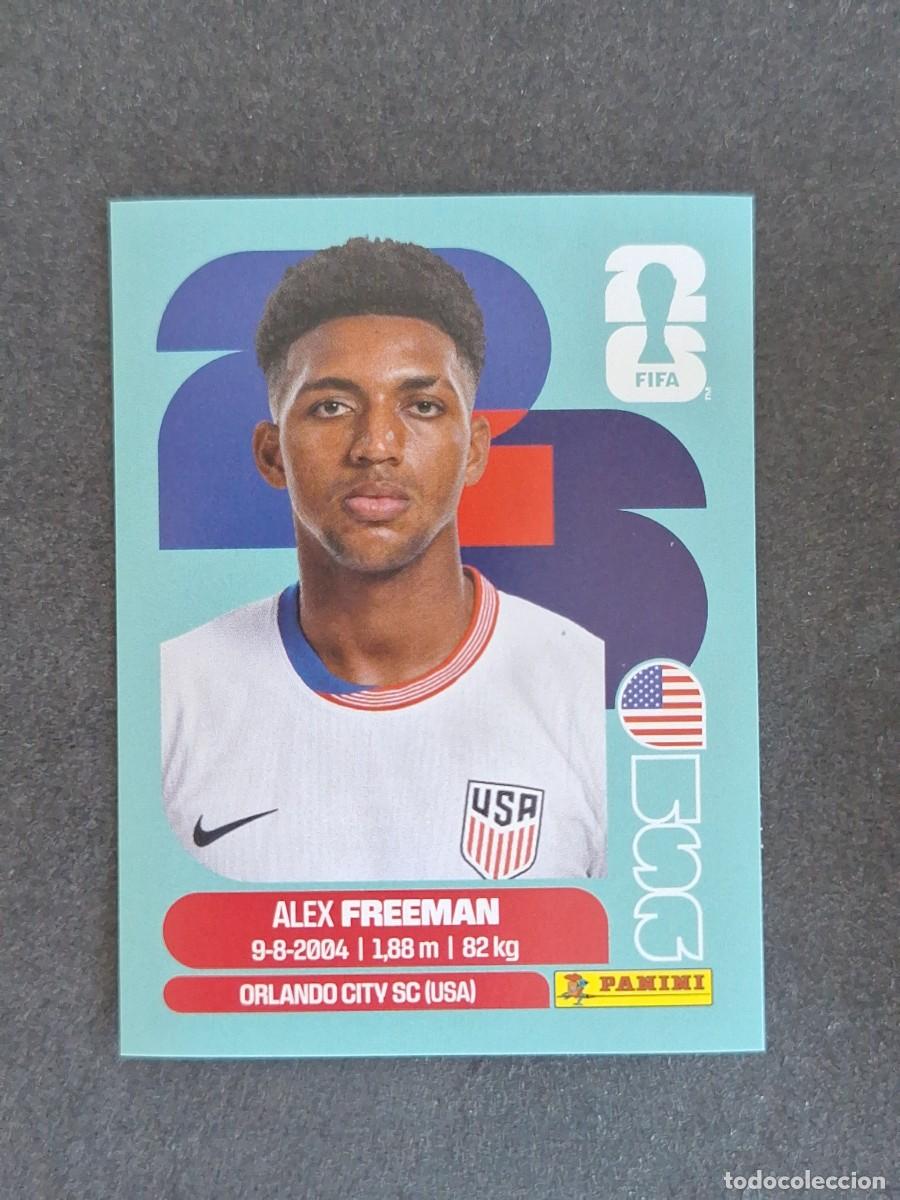 Cromos de F&uacute;tbol: L2 FREEMAN SELECCION USA 6 PANINI MUNDIAL FIFA WORLD CUP 2026 PANINI NUNCA PEGADO SIN PEGAR