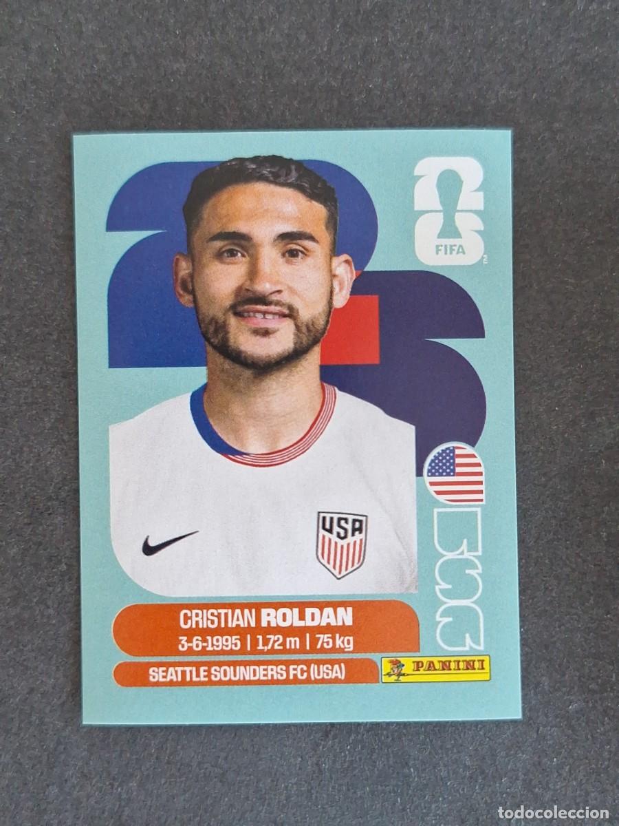 Cromos de F&uacute;tbol: L2 ROLDAN SELECCION USA 11 PANINI MUNDIAL FIFA WORLD CUP 2026 PANINI NUNCA PEGADO SIN PEGAR