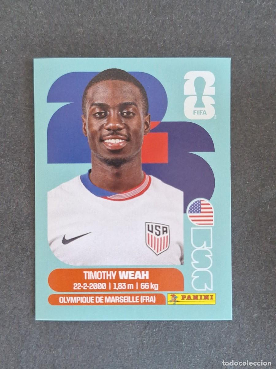 Cromos de F&uacute;tbol: L2 WEAH SELECCION USA 12 PANINI MUNDIAL FIFA WORLD CUP 2026 PANINI NUNCA PEGADO SIN PEGAR