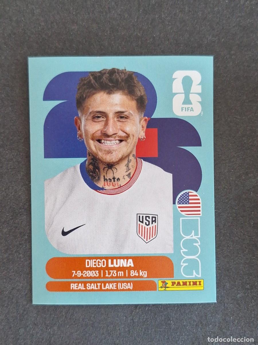 Cromos de F&uacute;tbol: L2 LUNA SELECCION USA 14 PANINI MUNDIAL FIFA WORLD CUP 2026 PANINI NUNCA PEGADO SIN PEGAR