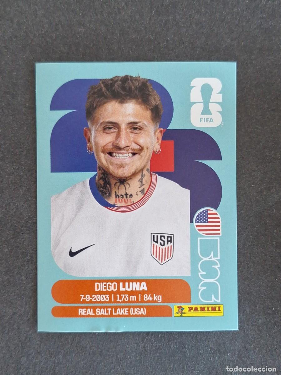 Cromos de F&uacute;tbol: L2 LUNA SELECCION USA 14 PANINI MUNDIAL FIFA WORLD CUP 2026 PANINI NUNCA PEGADO SIN PEGAR