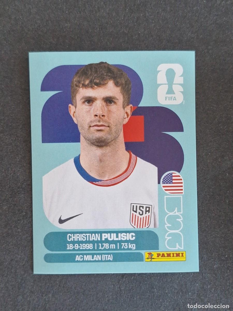Cromos de F&uacute;tbol: L2 PULISIC SELECCION USA 16 PANINI MUNDIAL FIFA WORLD CUP 2026 PANINI NUNCA PEGADO SIN PEGAR