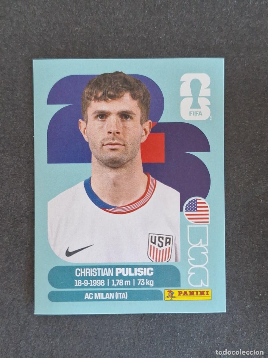 Cromos de F&uacute;tbol: L2 PULISIC SELECCION USA 16 PANINI MUNDIAL FIFA WORLD CUP 2026 PANINI NUNCA PEGADO SIN PEGAR